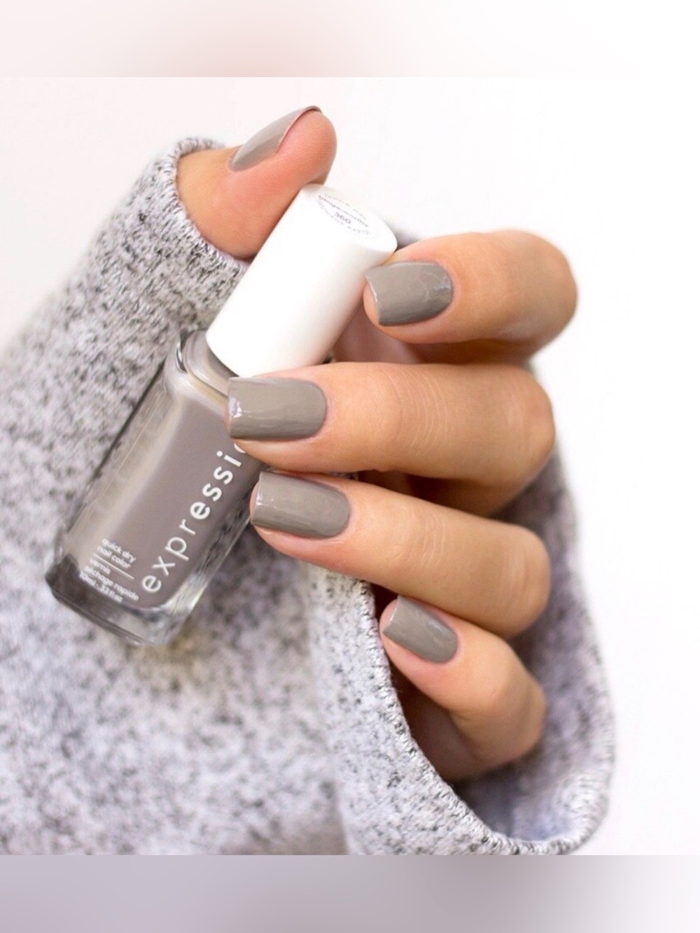 ESSIE Expressie Quick Dry Nail Polish 10ml – Binge-Worthy 360 (Soft Grey) new